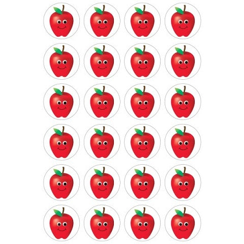 Hygloss Happy Apples - 20 Sheets Stickers (18871)