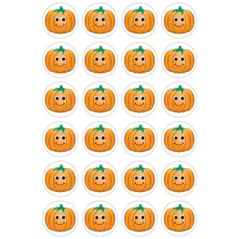 Hygloss Happy Pumpkins - 3 Sheets Stickers (1889)