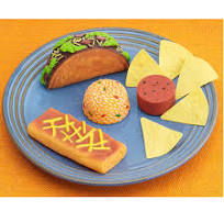 Play Food, Hispanic Food Set - Set of 10 pieces