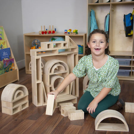 Hollow Block and Arch Set- 58 Piece