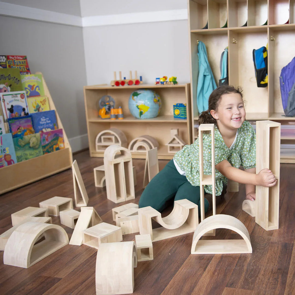 Hollow Block and Arch Set- 58 Piece