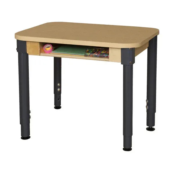 Classroom High Pressure Laminate Desk with Adjustable Legs 18-29"