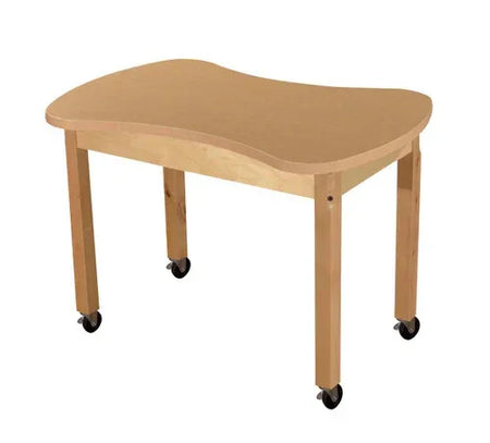 Synergy Junction 24" x 36" High Pressure Laminate Table with Hardwood Legs- 18"