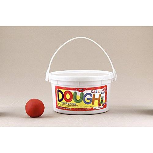 Hygloss Dazzlin Dough 3 lb. tubs Red