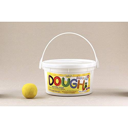 Hygloss Dazzlin Dough 3 lb. tubs Yellow