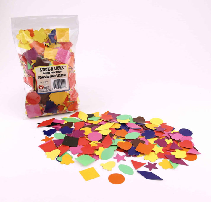 Stick-A-Licks Jumbo Packs - 5000 Multi-Mix Assorted Shapes