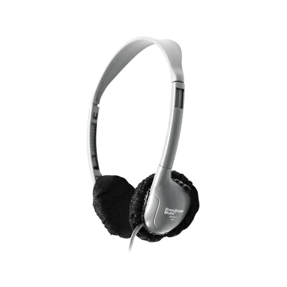 HamiltonBuhl® HygenX Sanitary, Disposable Ear Cushion Covers for 2.5" Personal-Sized Headphones and headsets, 50 Pairs, BLACK