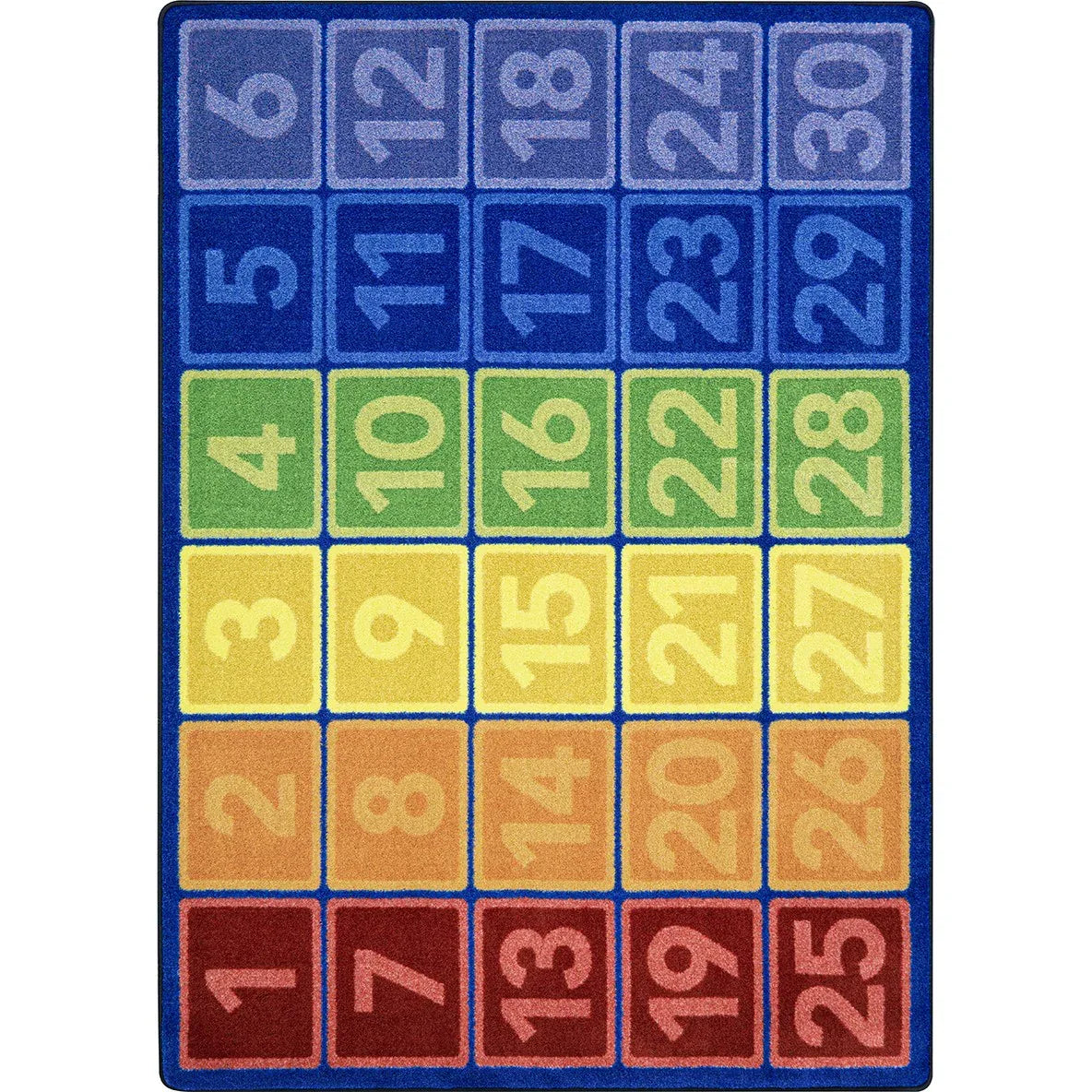 I Can Count 5'4" x 7'8" area rug in color Multi
