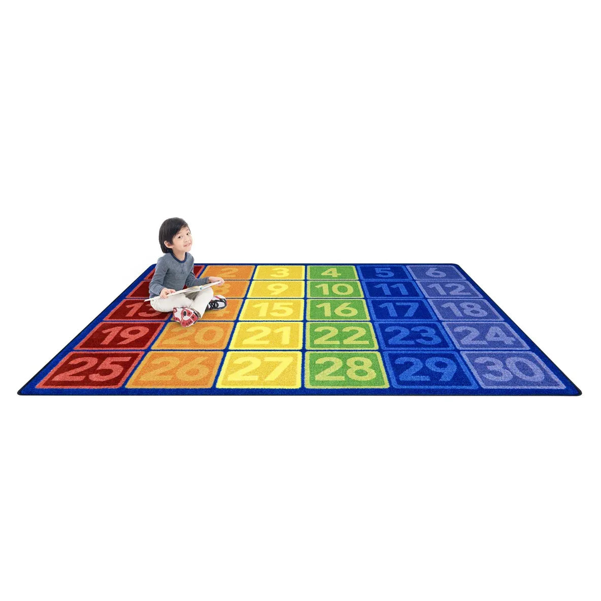 I Can Count 10'9" x 13'2" area rug in color Multi