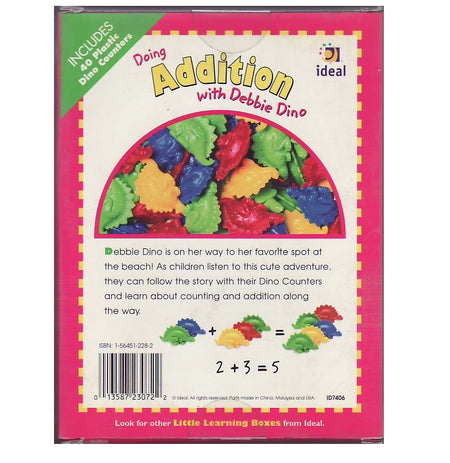 Doing addition with Debbie Dino (My little learning box)