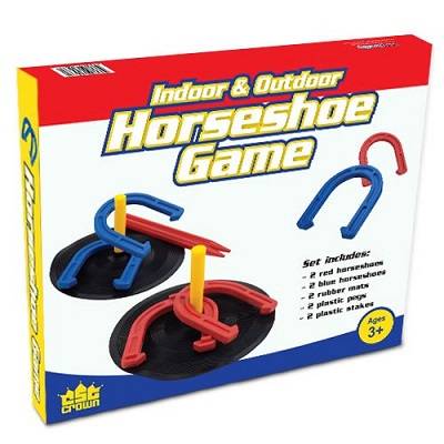 Indoor and Outdoor Horseshoe Game Set