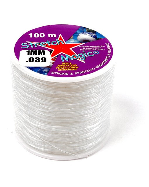 Stretch Magic 1mm Bead & Jewelry Cord 100 Meters, approx. 328 feet (J2368)