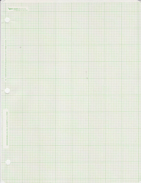 Engineers forms Filler 10 squares to the inch / 11" x 8.5" 20 sheets