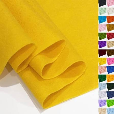 Yellow Felt by the Yard - 36" x 36"