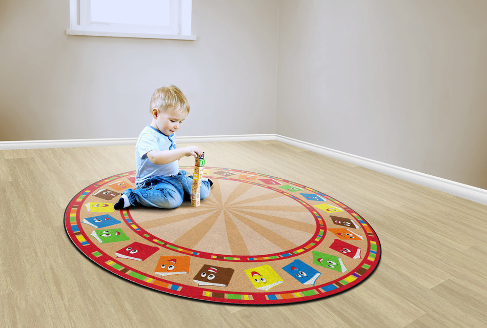 CIRCLE TIME BOOKS CALM ROUND CARPETS 6' Round