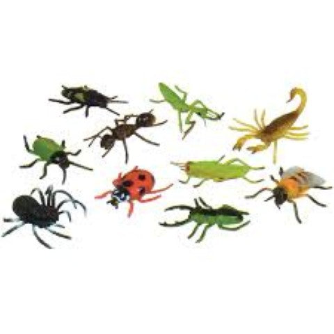 Insects Animal Playset, 5" H. set of 10