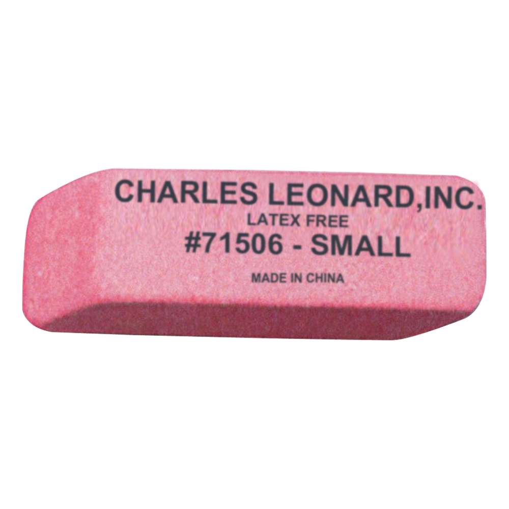 Pink Wedge Erasers, Small, 12/Pkg.