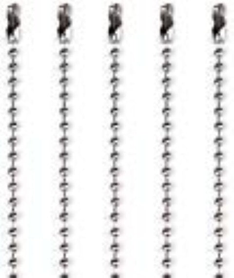 4" Ball Key Chains with Connector Clasp -Silver 12/package