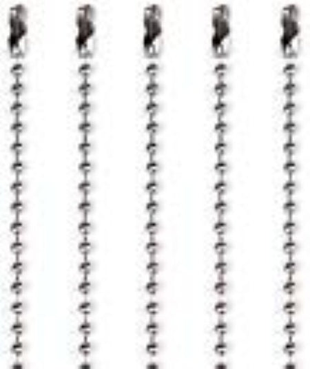 4" Ball Key Chains with Connector Clasp -Silver 12/package