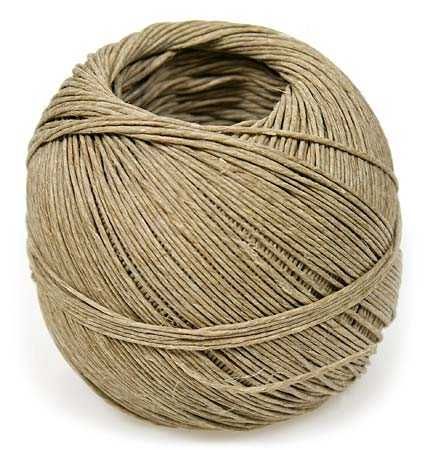 Thin Natural Hemp Twine 1 mm x 66 yds