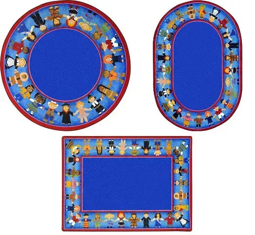 Children of Many Cultures Classroom Rug