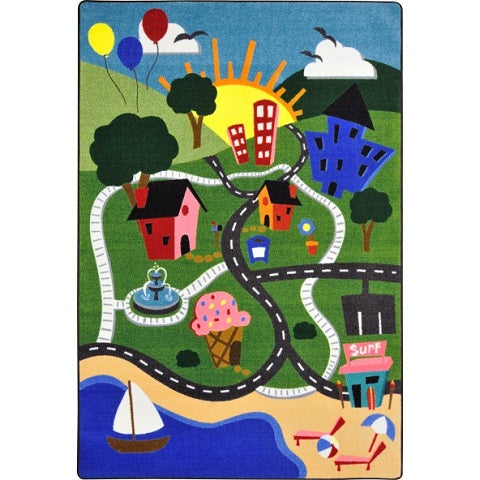 Happy Town Classroom Rug