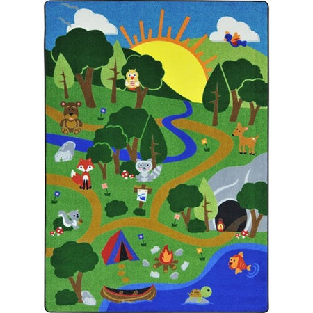 Happy Forest Classroom Rug