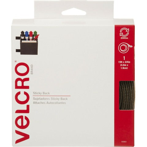 VELCRO ® Brand - Sticky Back - 3/4" x 15' Feet Tape - Beige 90083