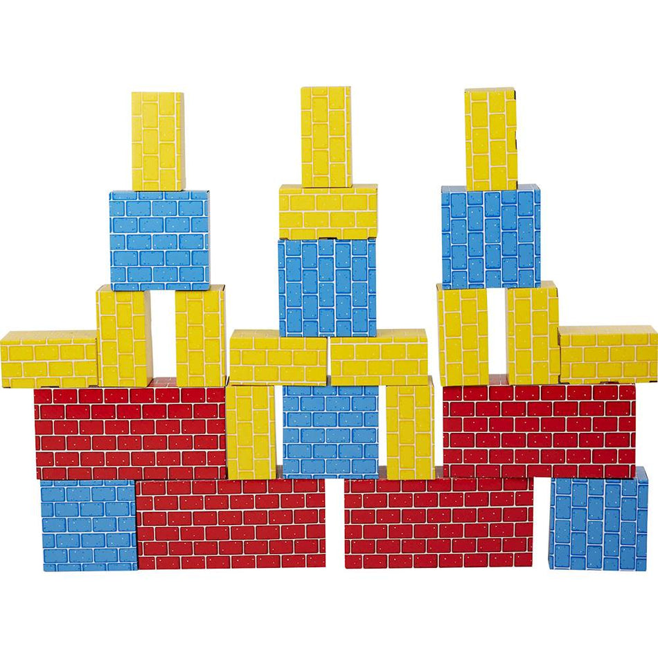 Jumbo Cardboard Blocks, 24-Piece Set