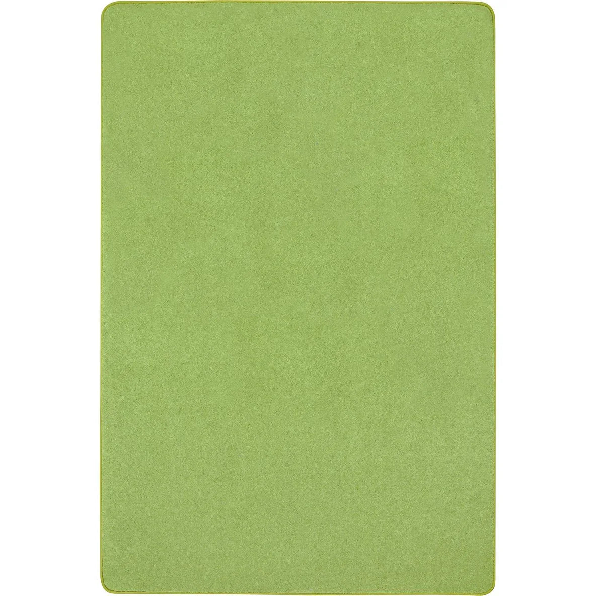 Just Kidding 12' x 7'6" area rug in color Lime Green