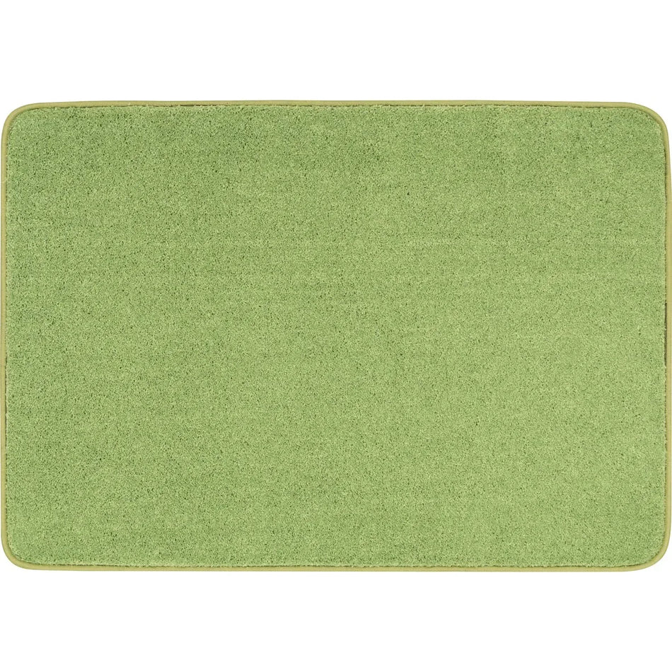 Just Kidding 3' x 4' area rug in color Lime Green