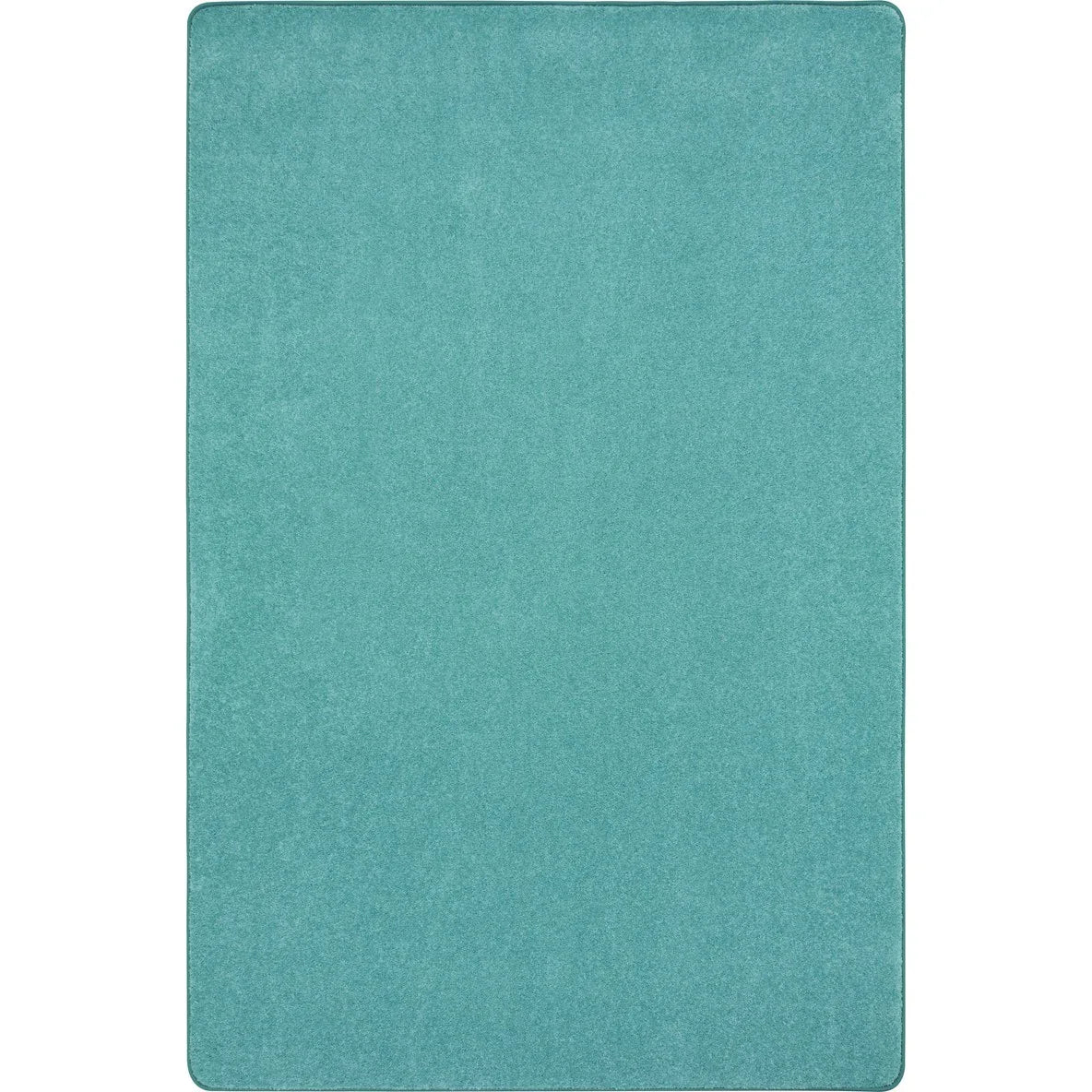 Just Kidding 6' x 9' area rug in color Seafoam