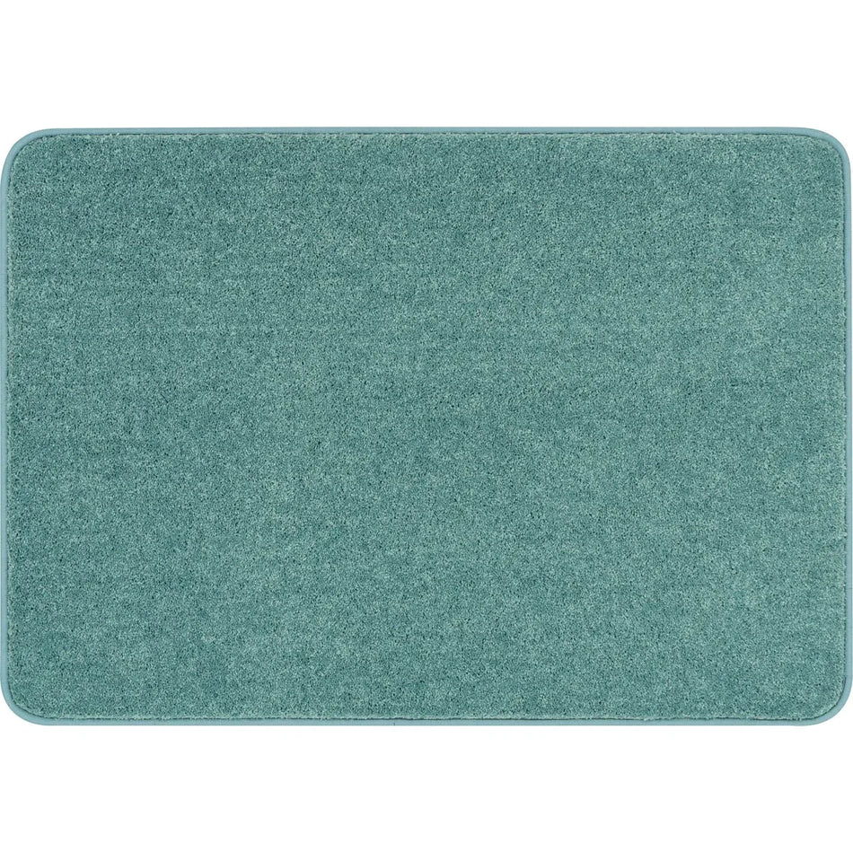 Just Kidding 3' x 4' area rug in color Seafoam