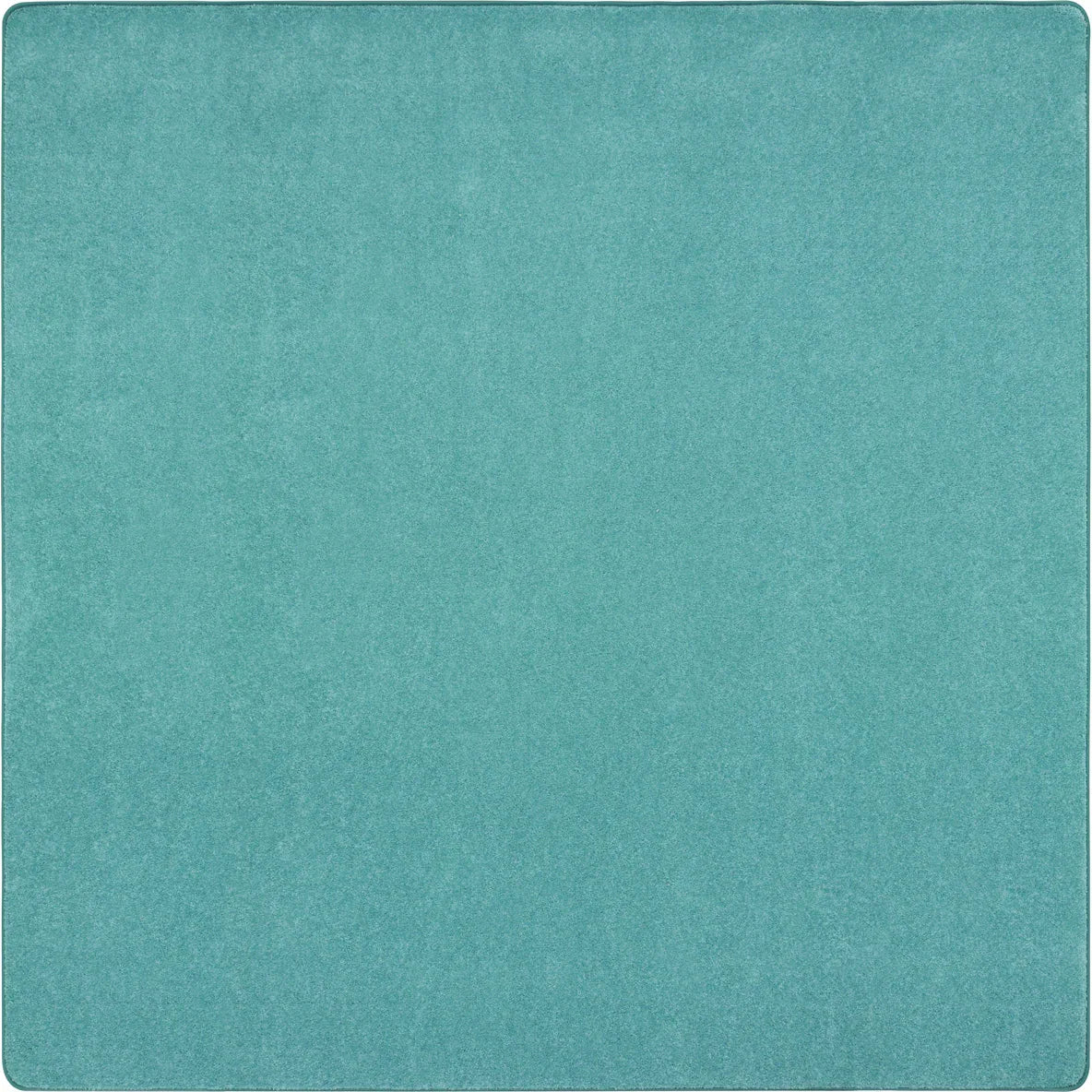 Just Kidding 12' x 12' area rug in color Seafoam