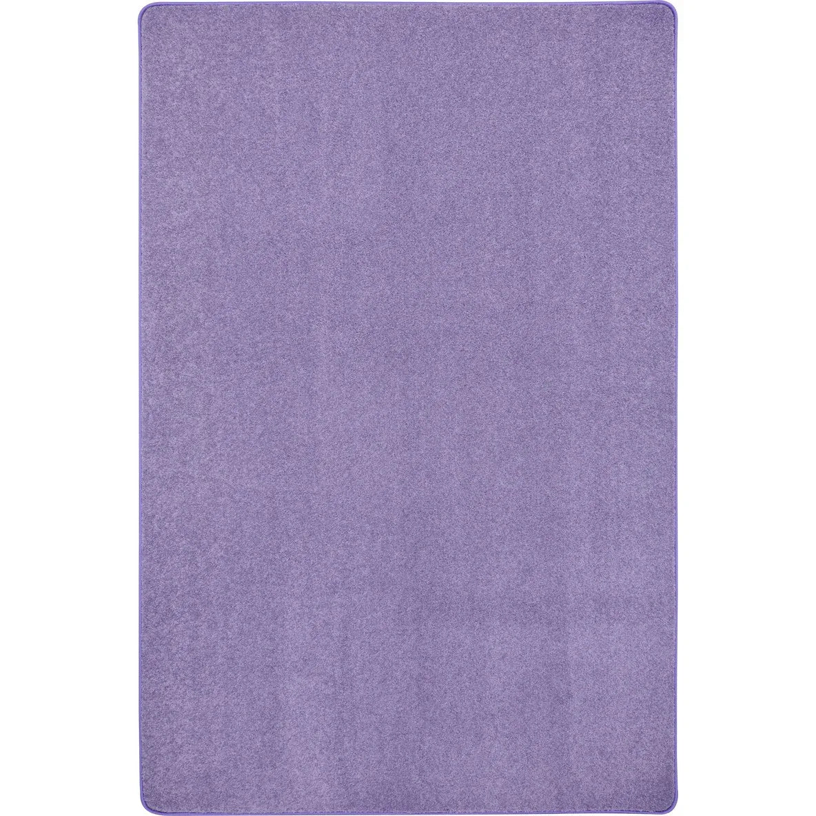 Just Kidding 12' x 6' area rug in color Very Violet