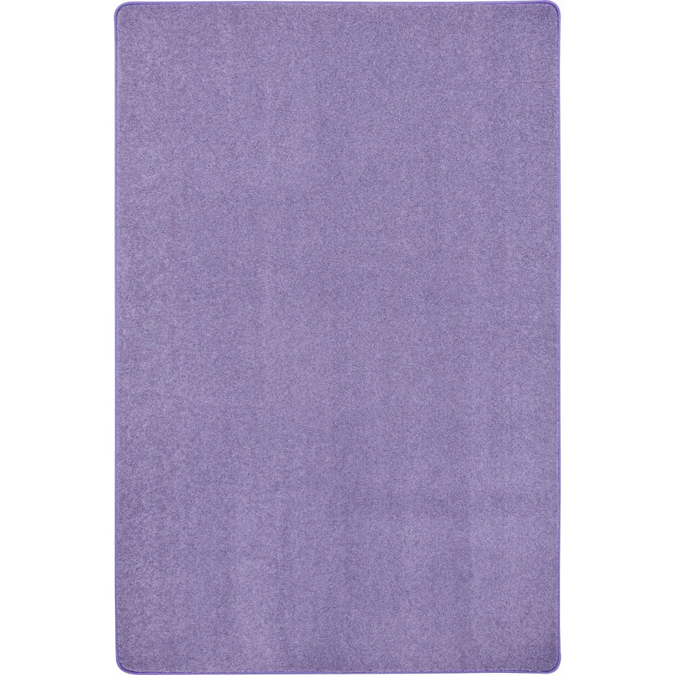 Just Kidding 12' x 7'6" area rug in color Very Violet