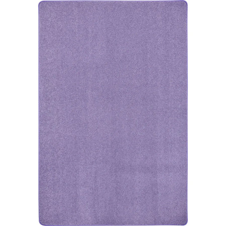 Just Kidding 6' x 9' area rug in color Very Violet