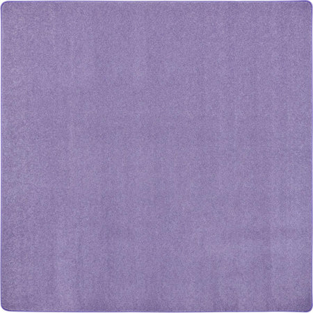 Just Kidding 6' x 6' area rug in color Very Violet