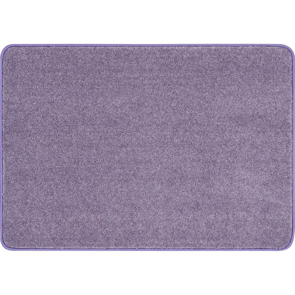 Just Kidding 3' x 4' area rug in color Very Violet