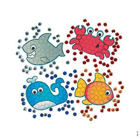 Under the Sea Jewel Mosaic Craft Kit - 12 project pack