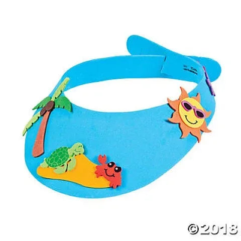 Foam Tropical Visor Craft Kit - 12 projects