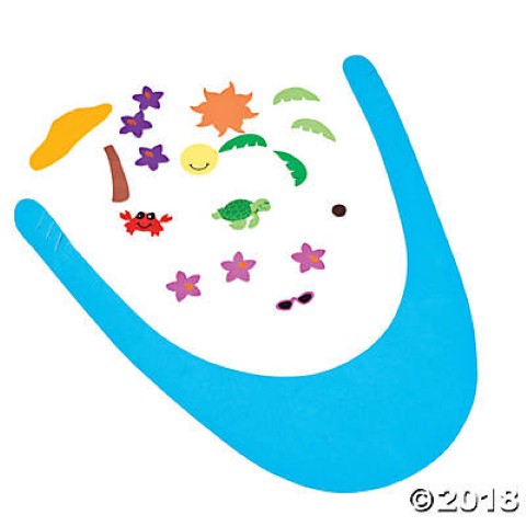 Foam Tropical Visor Craft Kit - 12 projects
