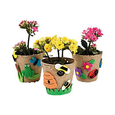 Papier-Mâché Garden Pot Craft Kit - 12 Project Pack