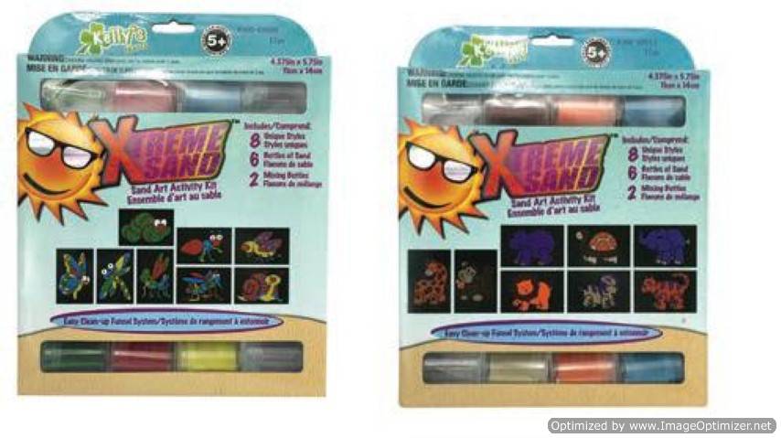 kelly's xtreme sand painting Dinosaur, 8 project pack