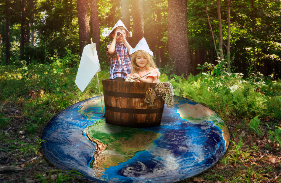 ALL AROUND THE WORLD ROUND CARPETS 6'RND