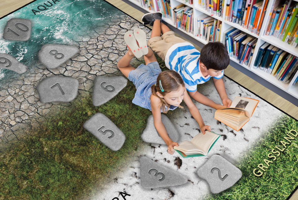 BIOMES RECTANGLE CARPETS 6 x 8'4