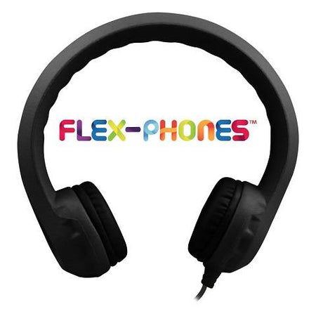 Kids Flex-Phones Foam Headphones, Black