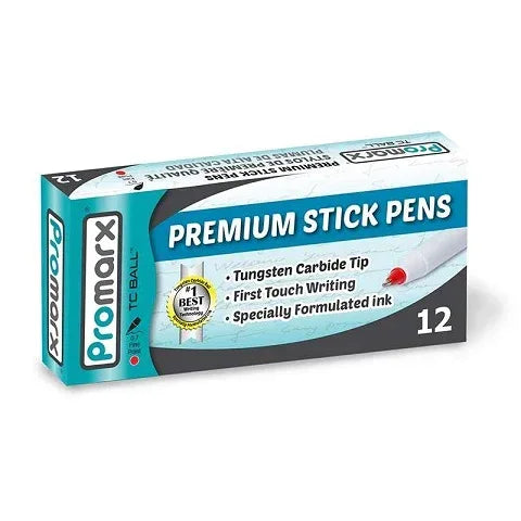 Promarx Tc Ball Pens Red 0.7Mm Fine Point Dz