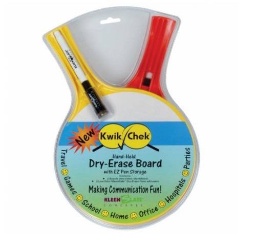 Kleenslate Concepts Hand Held Dry Erase Boards Set of 2