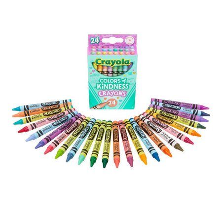 Crayola® Colors of Kindness Crayons, 24 colors, (BIN520130)